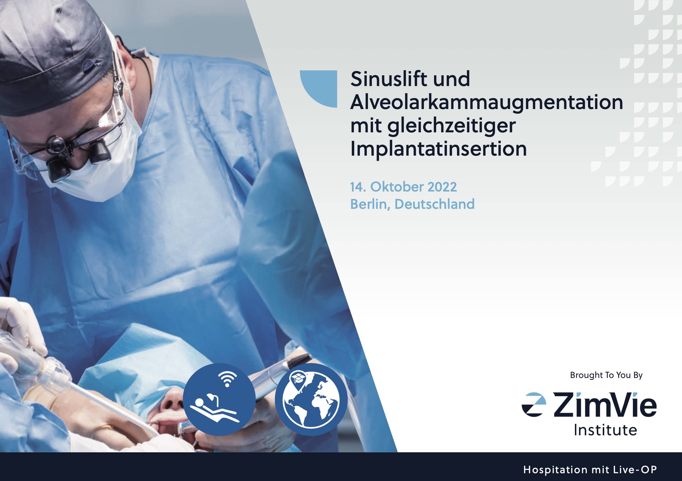 Sinuslift & Alveolarkammaugmentation mit gleichzeitiger Implantatinsertion